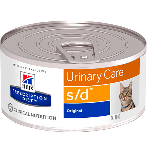 Hill's Prescription Diet S/D Wet Cat Food for dietetic Care in Chicken 156g Cans