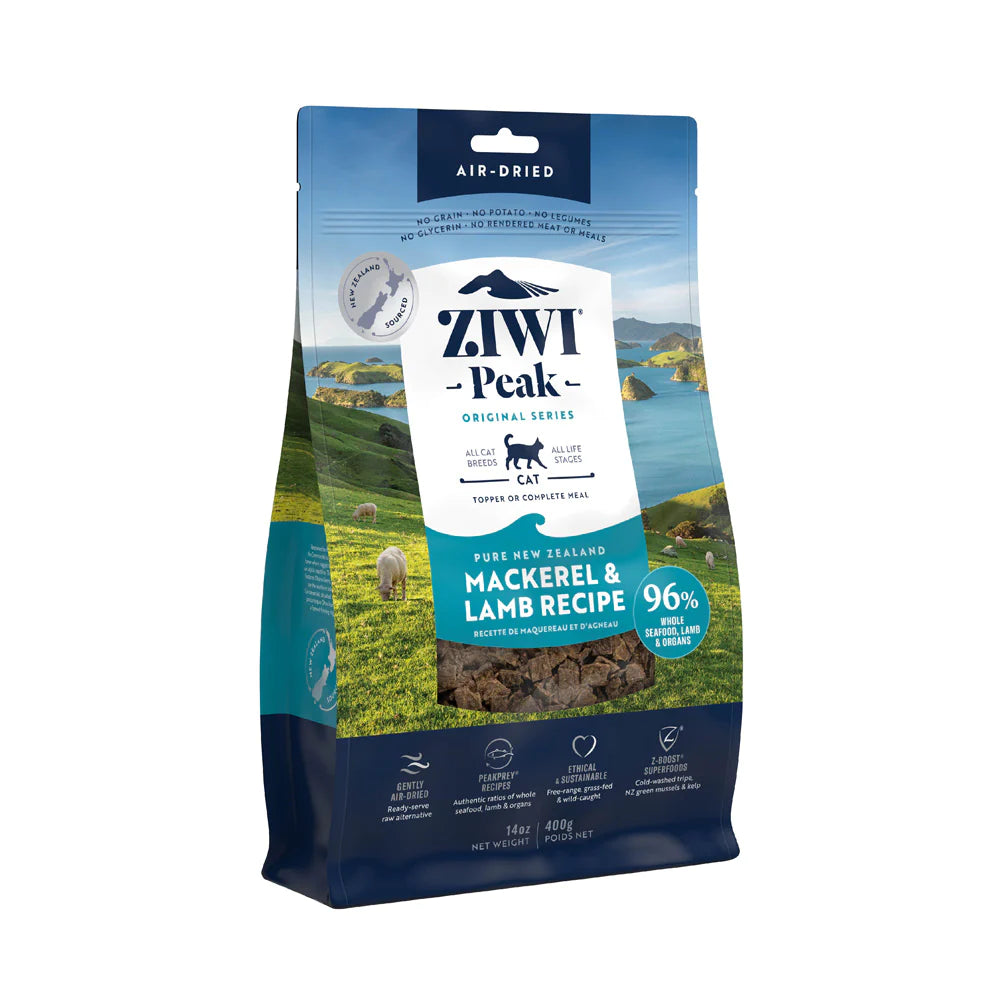Ziwi Peak Air Dried Mackerel & Lamb Dry Food For Cats
