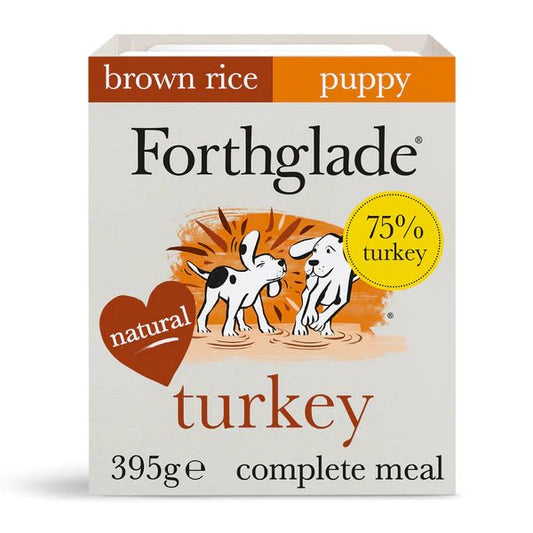 Forthglade Puppy Turkey With Brown Rice & Veg Tray