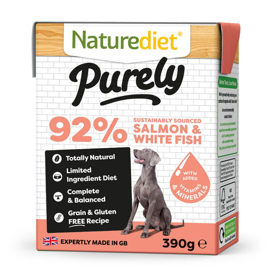 Naturediet Purely Salmon & White Wet Dog Food