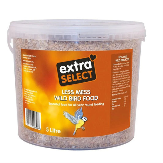 Extra Select Wild Bird Food Bucket Less Mess