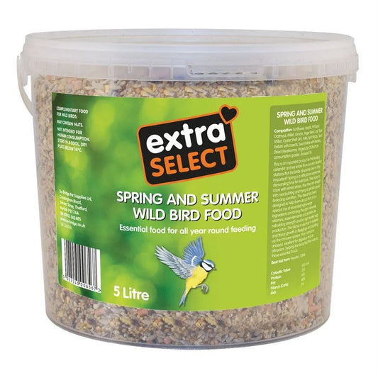 Extra Select Wild Bird Food Bucket Spring & Summer Mix