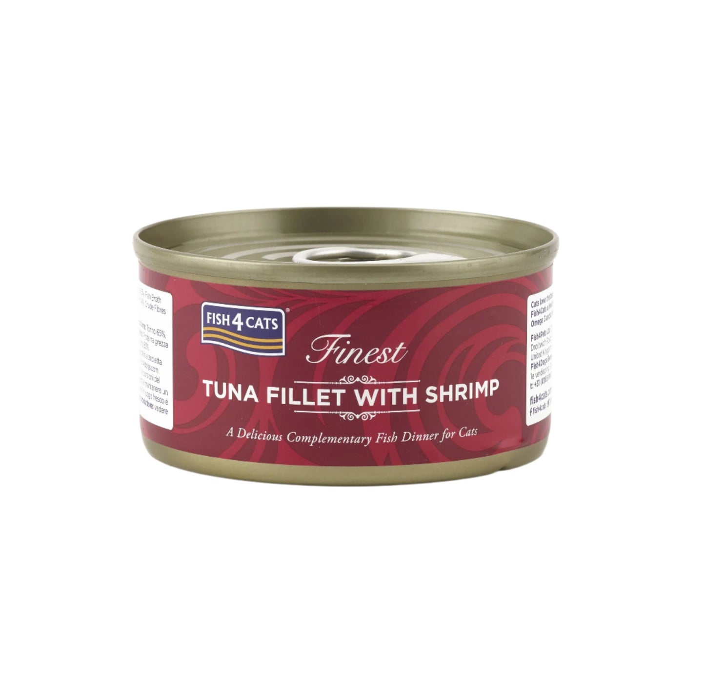 Fish4Cats Tuna Fillet with Shrimp Wet Cat Food