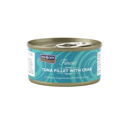 Fish4Cats Tuna Fillet with Crab Wet Cat Food