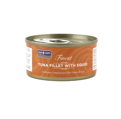 Fish4Cats Tuna Fillet with Squid Wet Cat Food