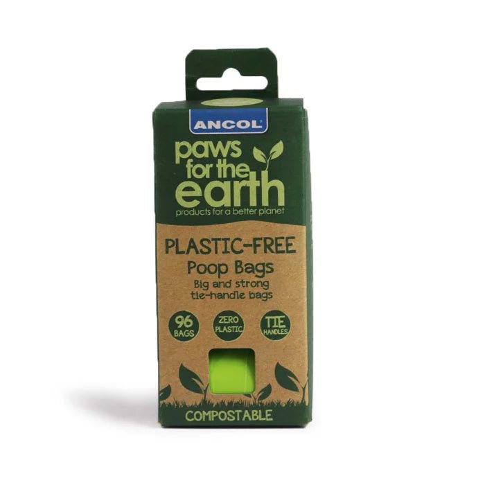 Ancol Paw For The Earth Plastic Free Poop Bags 8 x Refill