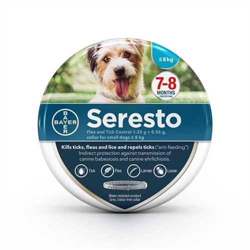 Seresto Flea & Tick Control Collar for Dogs under 8kg