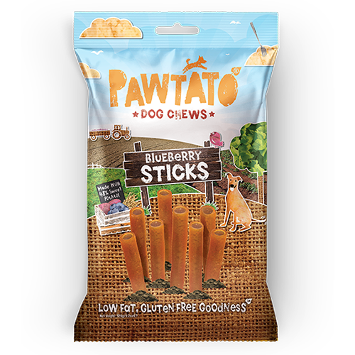 Pawtato Blueberry Sticks 120g