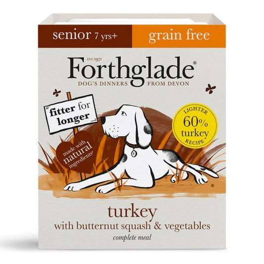 Forthglade Senior Grain Free Turkey & Butternut Squash Tray