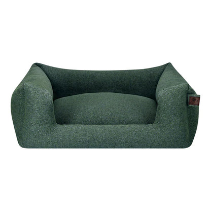 Fantail Origin Snooze Botanical Green Basket Dog Bed