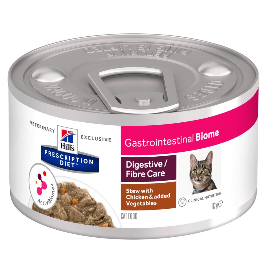 Hill's Prescription Diet Gastrointestinal Biome Stress Wet Cat Food 82g Can