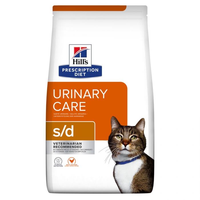 Hill's Prescription Diet S/D Dry Cat Food for dietetic Care in Chicken