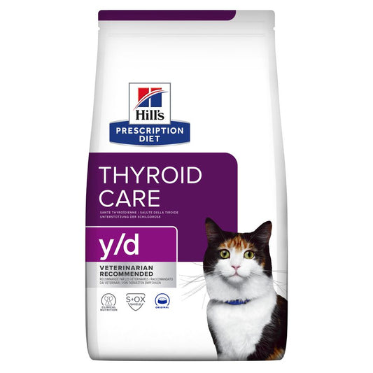 Hill's Prescription Diet Y/D Thyroid Dry Cat Food