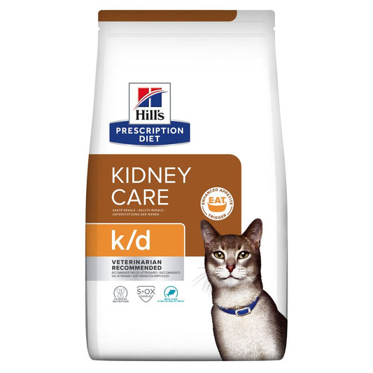 Hill's Prescription Diet K/D Kidney Care Tuna Dry Cat Food