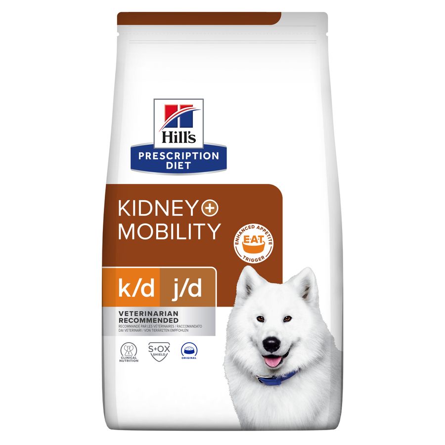 Hill's Prescription Diet K/D Kidney Mobility Care Dry Dog Food