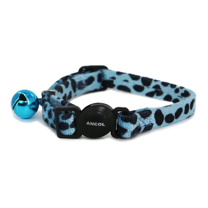 Ancol Velvet Leopard Print Cat Collar