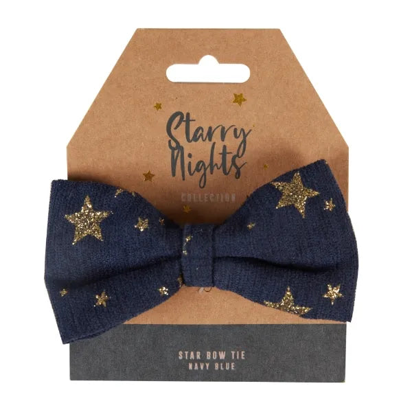 Starry Nights Bow Tie - Navy