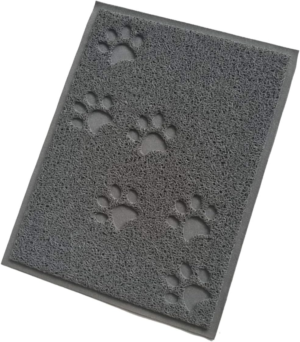 Paw Print Feeding Dark Grey Placemat