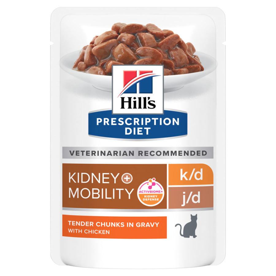 Hill's Prescription Diet K/D Mobility Joint Care Wet Cat Food Pouch