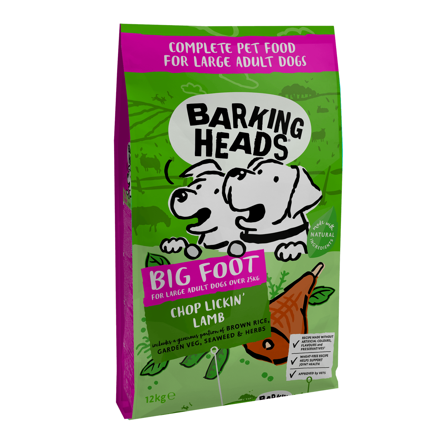 Barking Heads Large Breed Chop Lickin' Lamb Dog Food