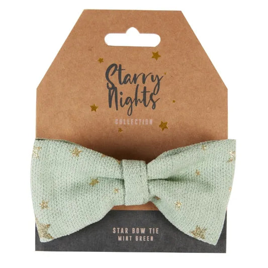 Starry Nights Bow Tie - Mint