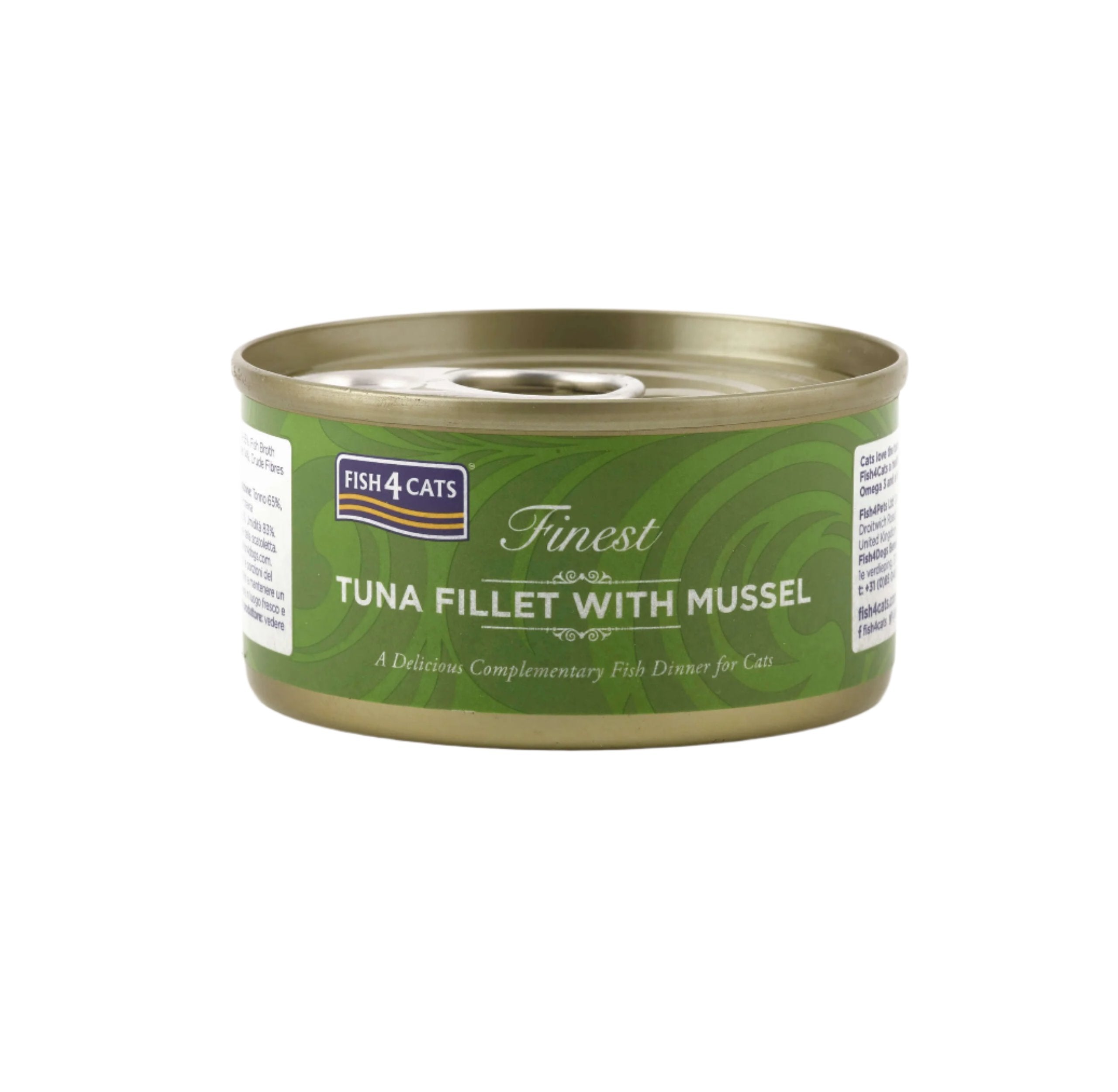 Fish4Cats Tuna Fillet with Mussel Wet Cat Food World of Pets