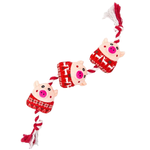 Great&Small Christmas Piggies on a Rope