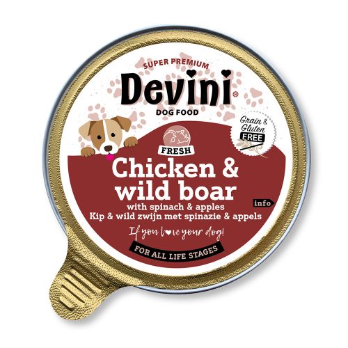 Devini Chicken & Wild Boar Wet Dog Food