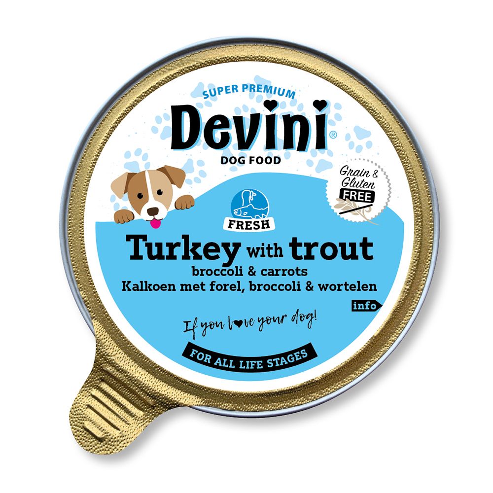 Devini Turkey & Trout Wet Dog Food