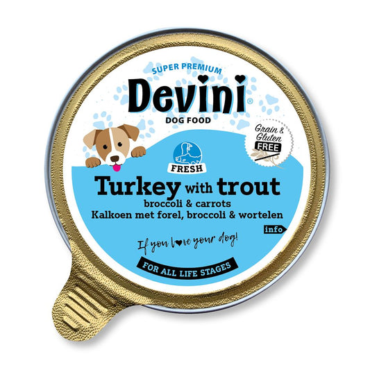 Devini Turkey & Trout Wet Dog Food