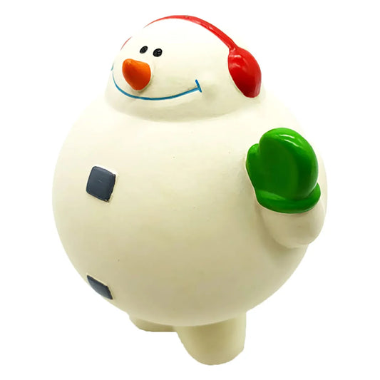 Softy Latex Jolly Snowman Dog Toy