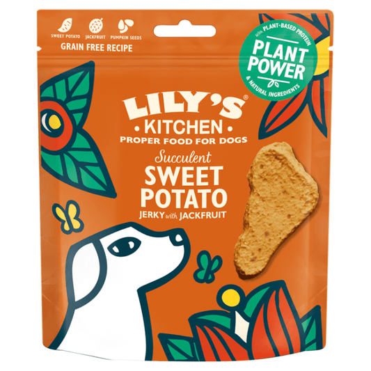 Lily's Kitchen Succulent Sweet Potato Jerky With Jackfruit For Dogs