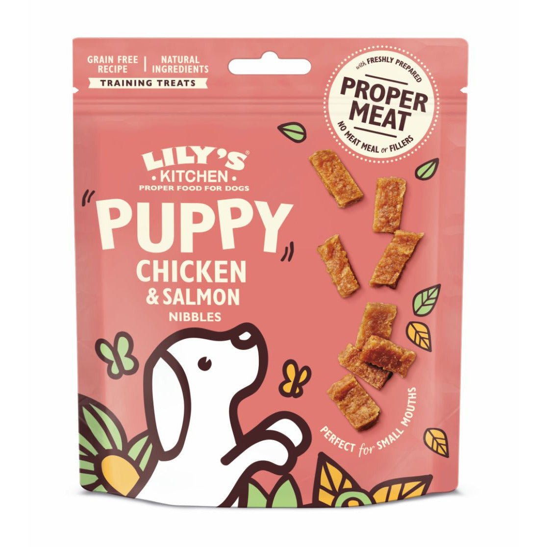 Lily's Kitchen Chicken And Salmon Nibbles Puppy Treats