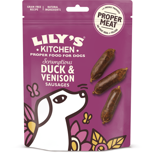 Lily's Kitchen Scrumptious Duck And Venison Mini Sausages