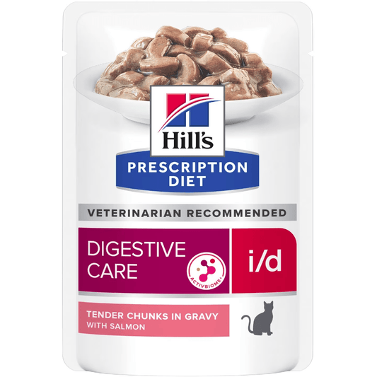 Hills Cat I/D Digestive Care Salmon Pouches