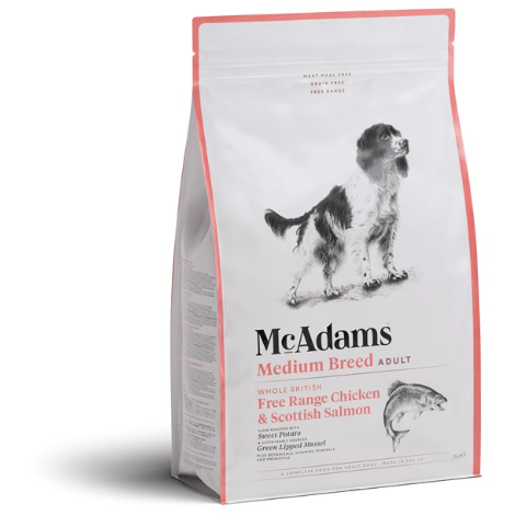 McAdams Free-Range Chicken & Salmon Medium Breed