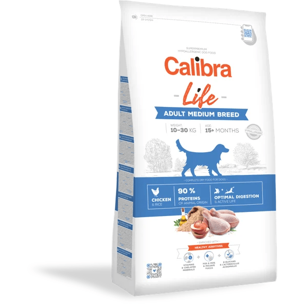 Calibra Dog Life Adult Medium Breed Chicken