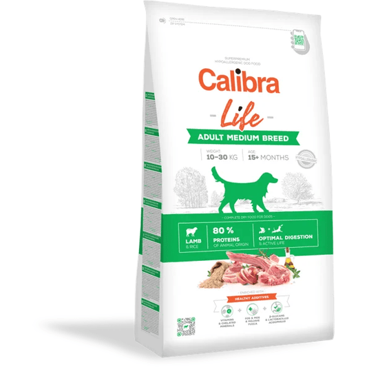 Calibra Dog Life Adult Medium Breed Lamb