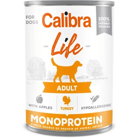 Calibra Dog Life Adult Turkey with Apples