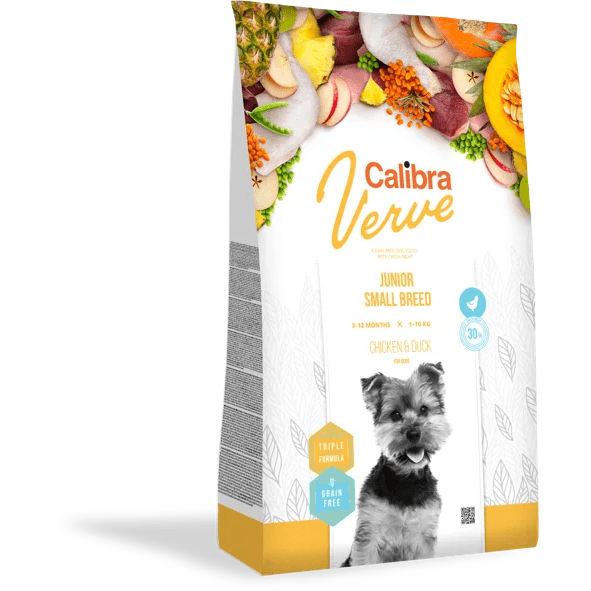 Calibra Dog Verve Grain-Free Junior Small Breed Chicken & Duck