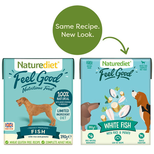 Naturediet Feel Good White Fish Wet Dog Food