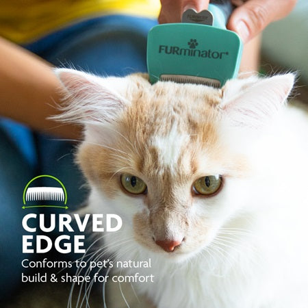 FURminator Undercoat deShedding Tool for Small Short Hair Cat