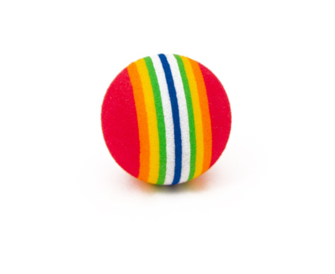 G&S  Rainbow Ball Cat Toy