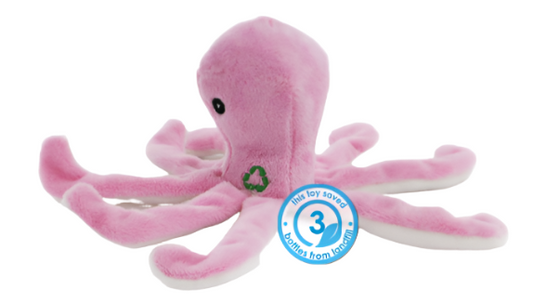 Ancol Made From Mini Octopus Small Dog Toy