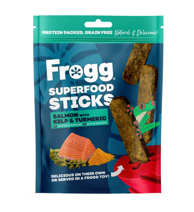 Frogg Superfood Sticks Salmon with Kelp & Turmeric 100g