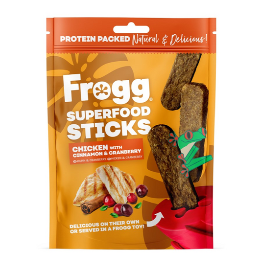 Frogg Superfood Sticks Chicken with Cranberry & Cinnamon 100g