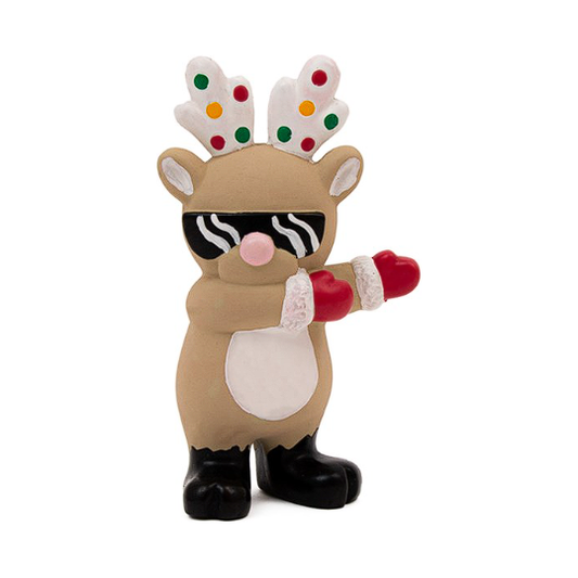 Great&Small Christmas Latex Dancing Reindeer 17cm