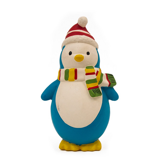 Great&Small Christmas Latex Penguin 15cm with Scarf & Hat