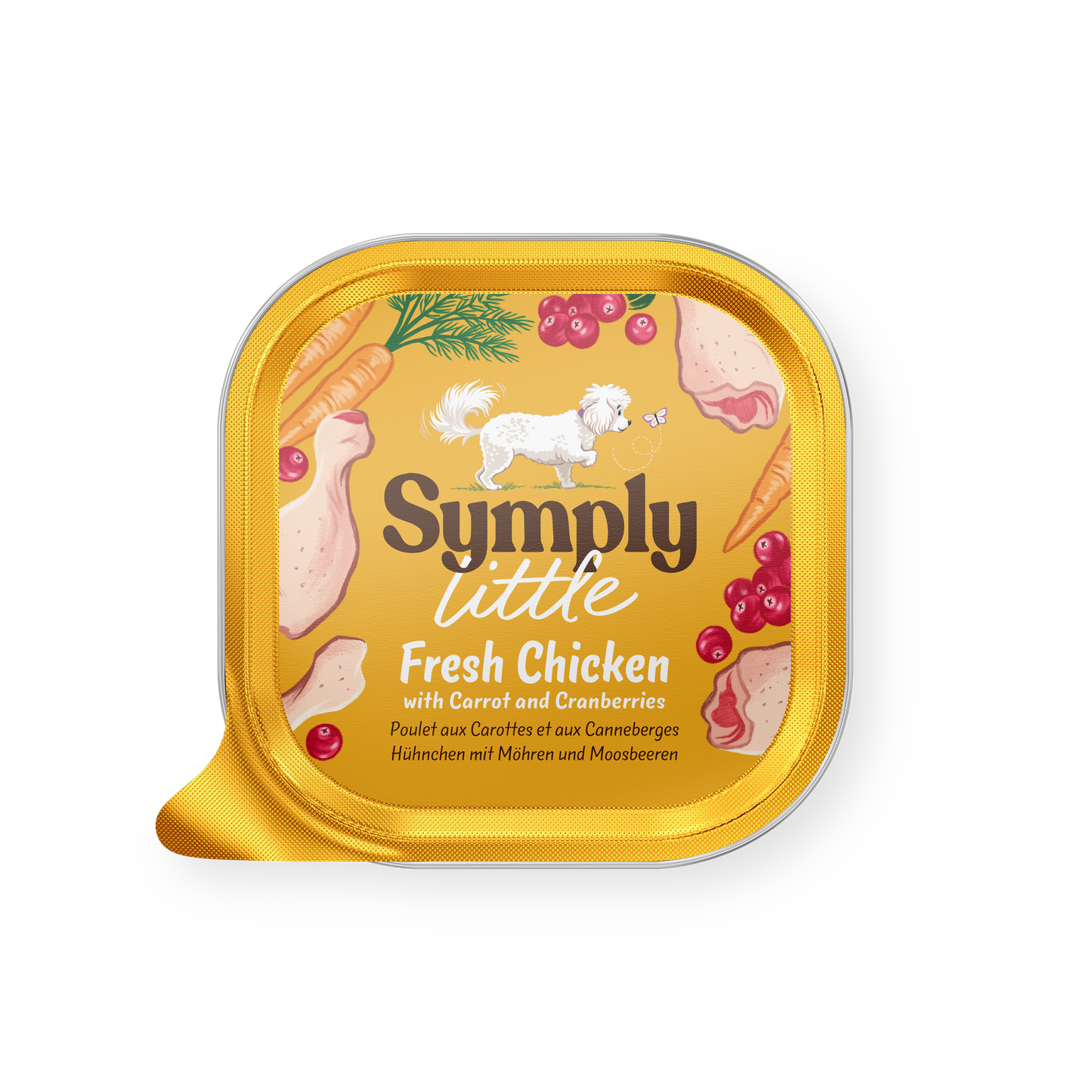 Symply Little Chicken Dog Tray 100g