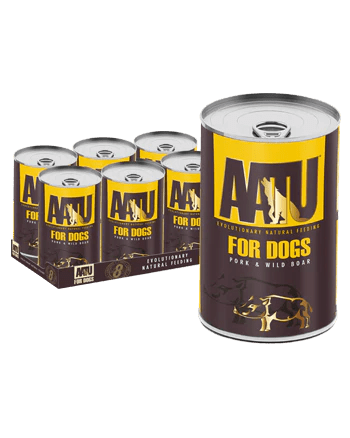 AATU Wild Boar & Pork Wet Dog Food 6pk